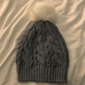 Grey winter hat